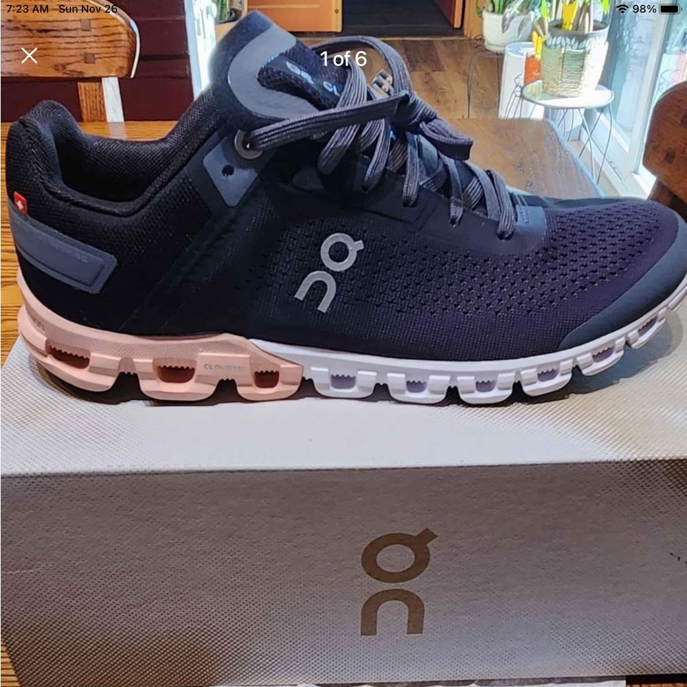 Womens OC Cloudflow Mesh Rock Rose Trainers